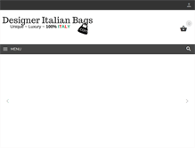 Tablet Screenshot of designeritalianbags.com